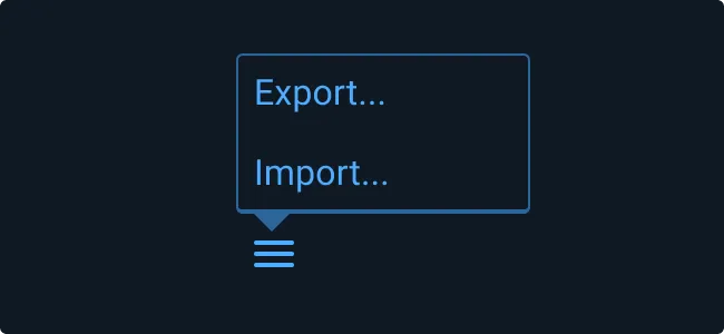 Do: Use ellipses to indicate when further action will be required for that item